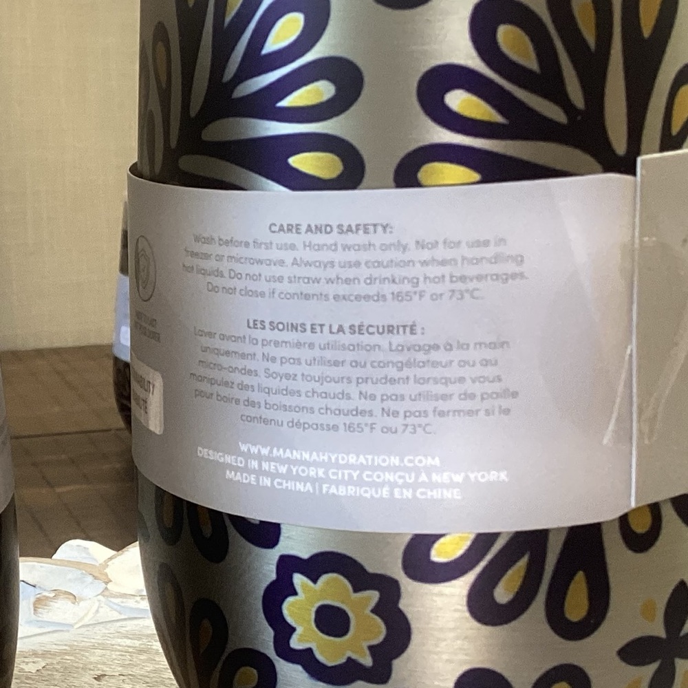 🌸Tumblers 2 PC SET Manna Steel - Picture 4 of 5